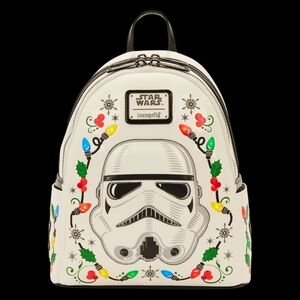 NWOT Star Wars Stormtrooper Cosplay String Lights Light-Up Mini Backpack